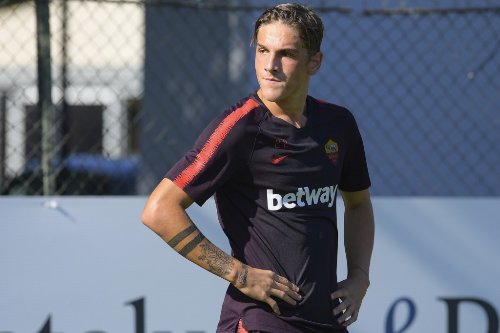 Allenamento Trigoria Zaniolo