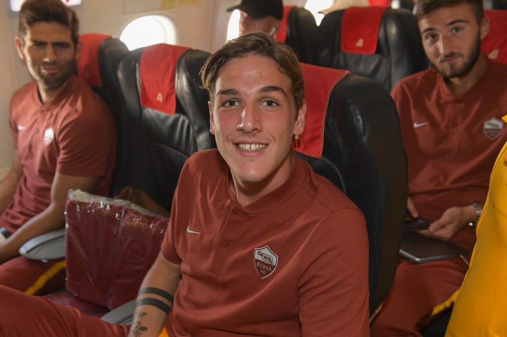 Zaniolo Champions League, l'AS Roma in partenza per la trasferta di Madrid