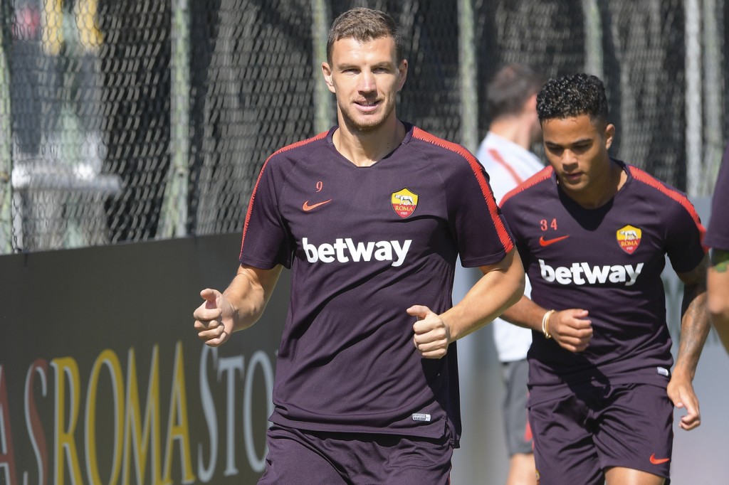 Trigoria_Allenamento_Roma_Dzeko