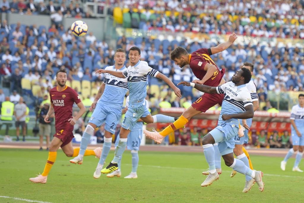 Roma - Lazio Fazio gol