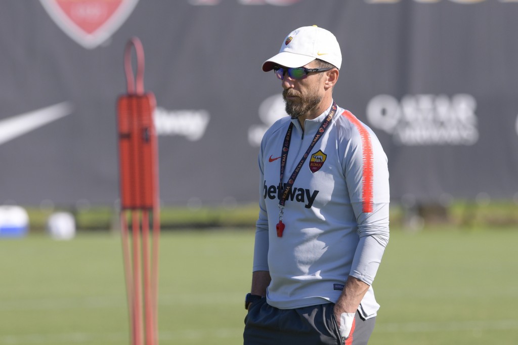 Di Francesco Trigoria, sessione di allenamento dell'AS Roma