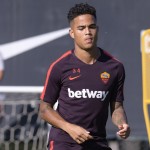 Kluivert Trigoria, sessione di allenamento dell'AS Roma