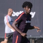 Bianda Trigoria, sessione di allenamento dell'AS Roma