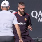 De Rossi Trigoria, sessione di allenamento dell'AS Roma