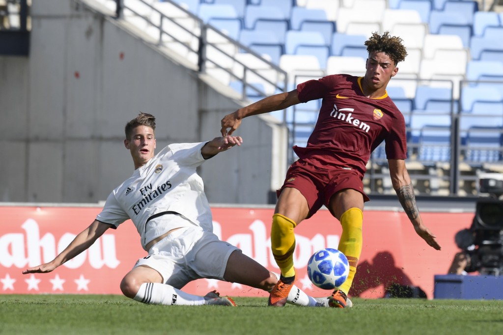 Bouah Real Madrid vs Roma - Youth League 2018/2019