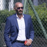 Monchi AS Roma, utima sessione di allenamento prima della partenza per Bologna