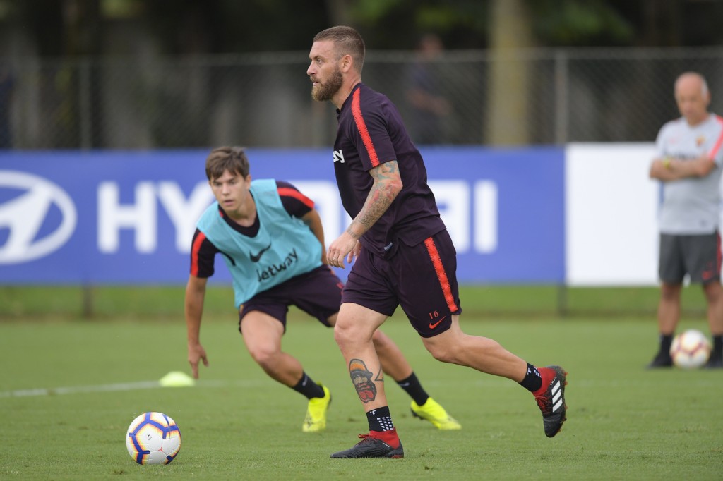 As Roma_Allenamento_Trigoria_De Rossi_Coric
