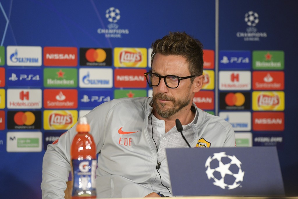 Champions League, conferenza stampa AS Roma