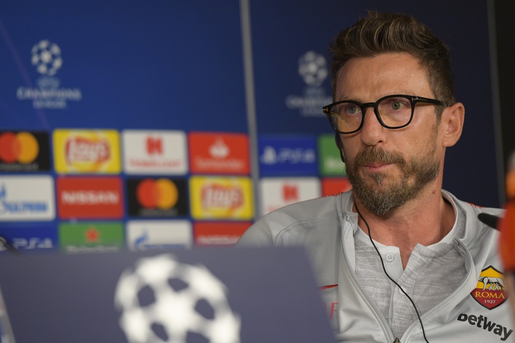 Champions League, conferenza stampa AS Roma