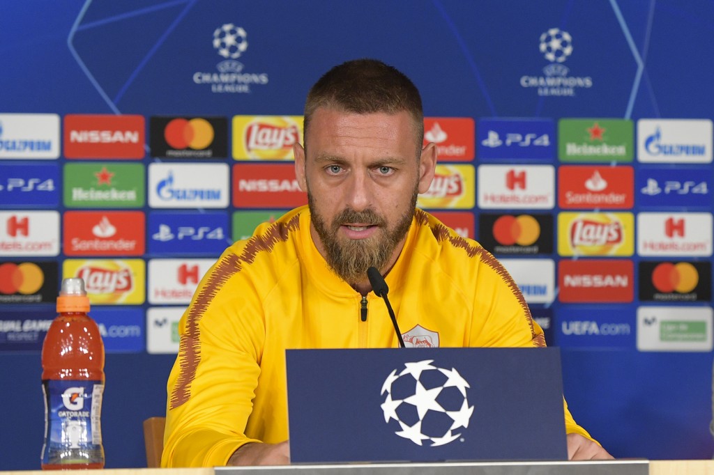 Champions League, conferenza stampa AS Roma