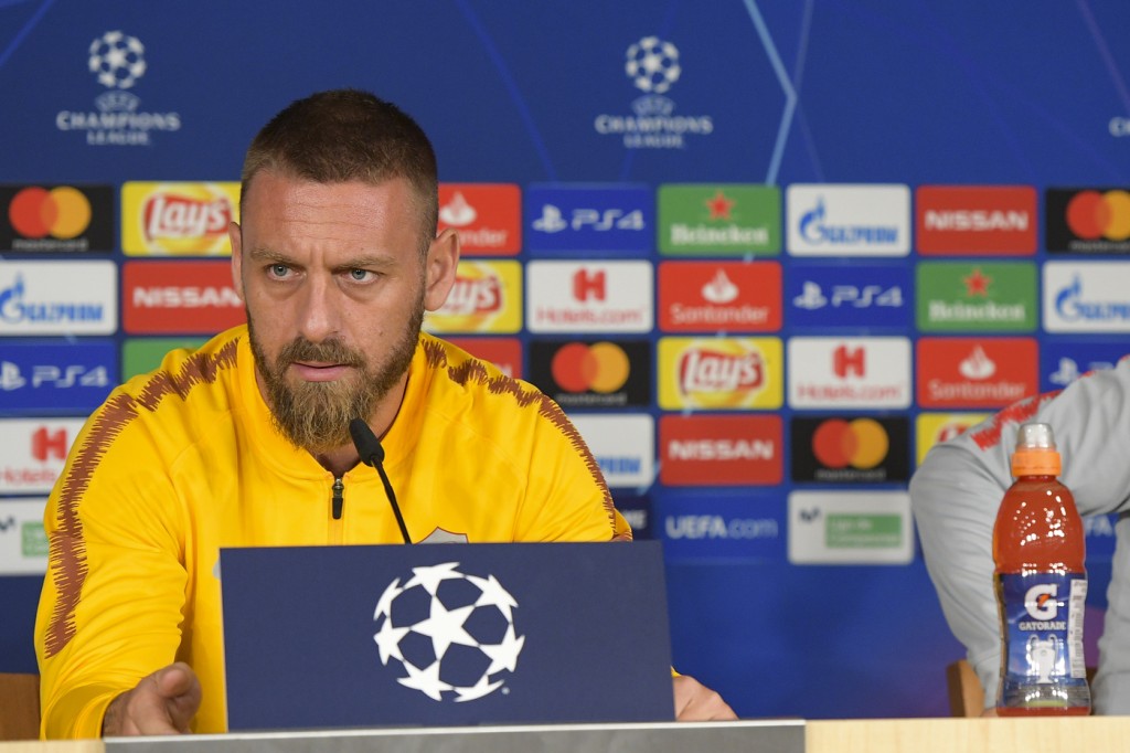 Champions League, conferenza stampa AS Roma