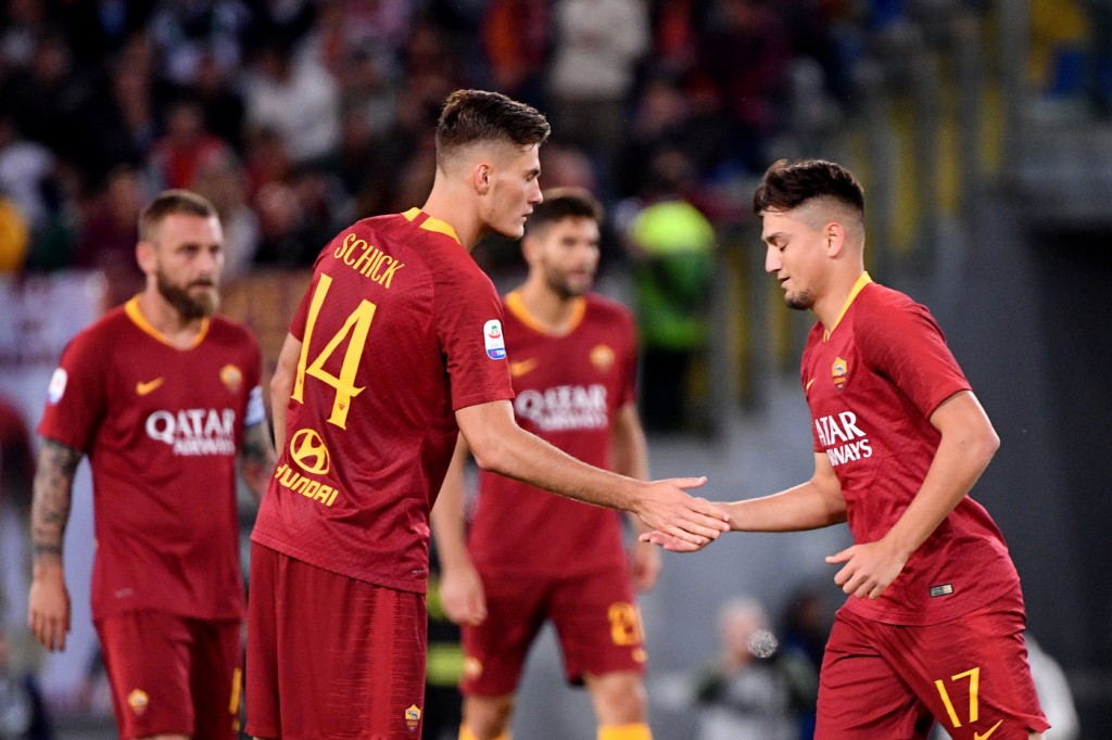 Under Schick Roma vs Frosinone - Serie A TIM 2018/2019