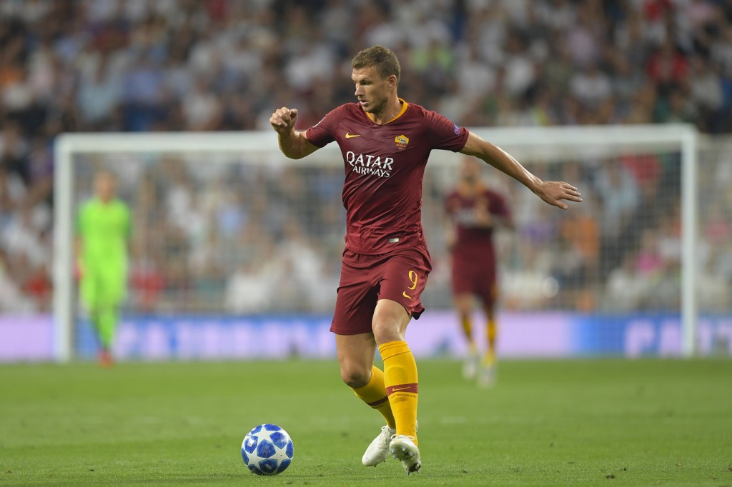 Dzeko Real Madrid vs AS Roma -  Uefa Champions League 2018 2019