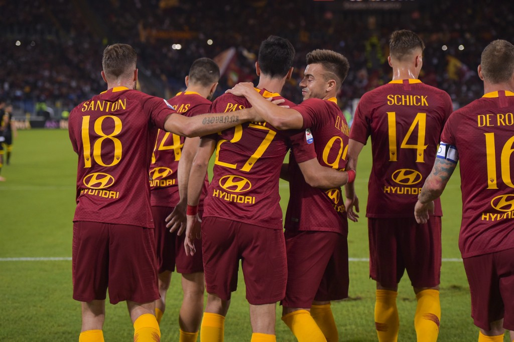 Pastore El Shaarawy Santon Schick Roma vs Frosinone - Serie A TIM 2018/2019