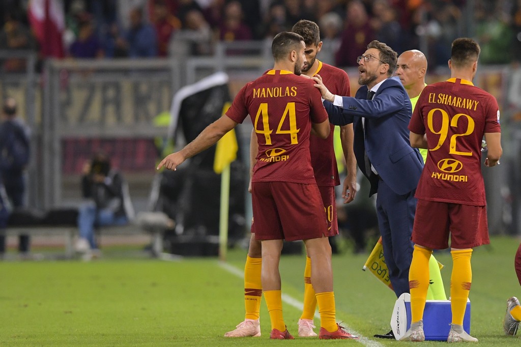 Manolas Di Francesco Roma vs Frosinone - Serie A TIM 2018/2019