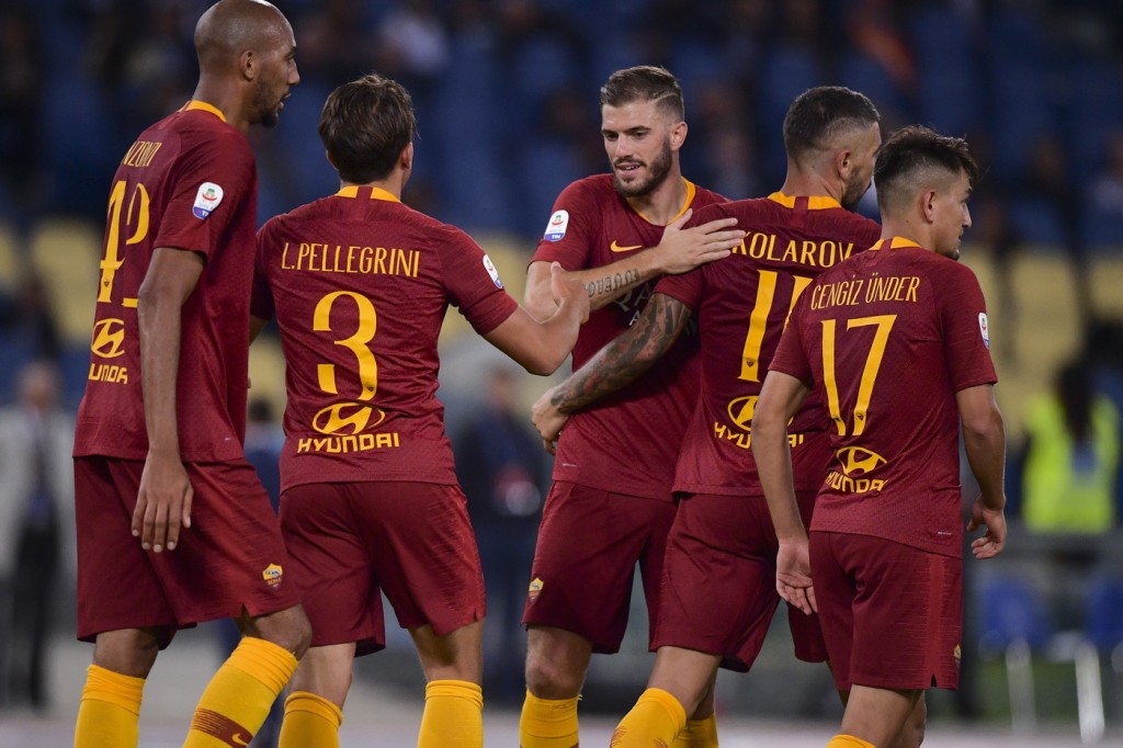 Kolarov Santon Luca Pellegrini Roma vs Frosinone - Serie A TIM 2018/2019