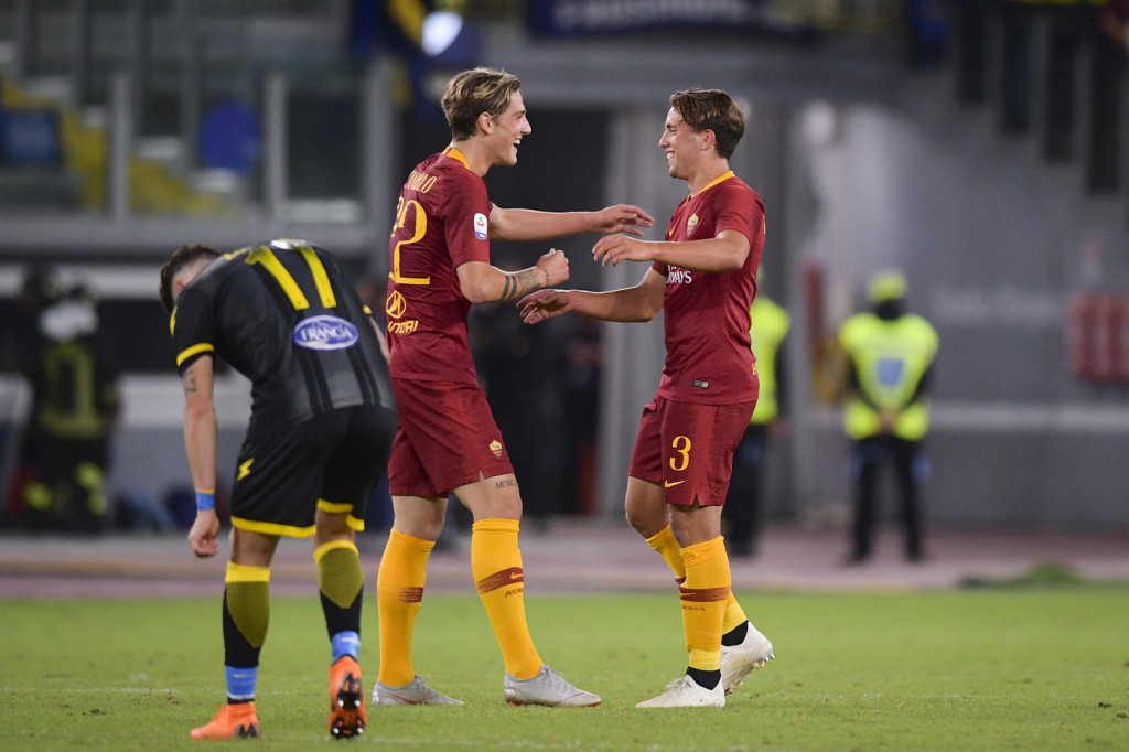 Zaniolo Luca Pellegrini Roma vs Frosinone - Serie A TIM 2018/2019