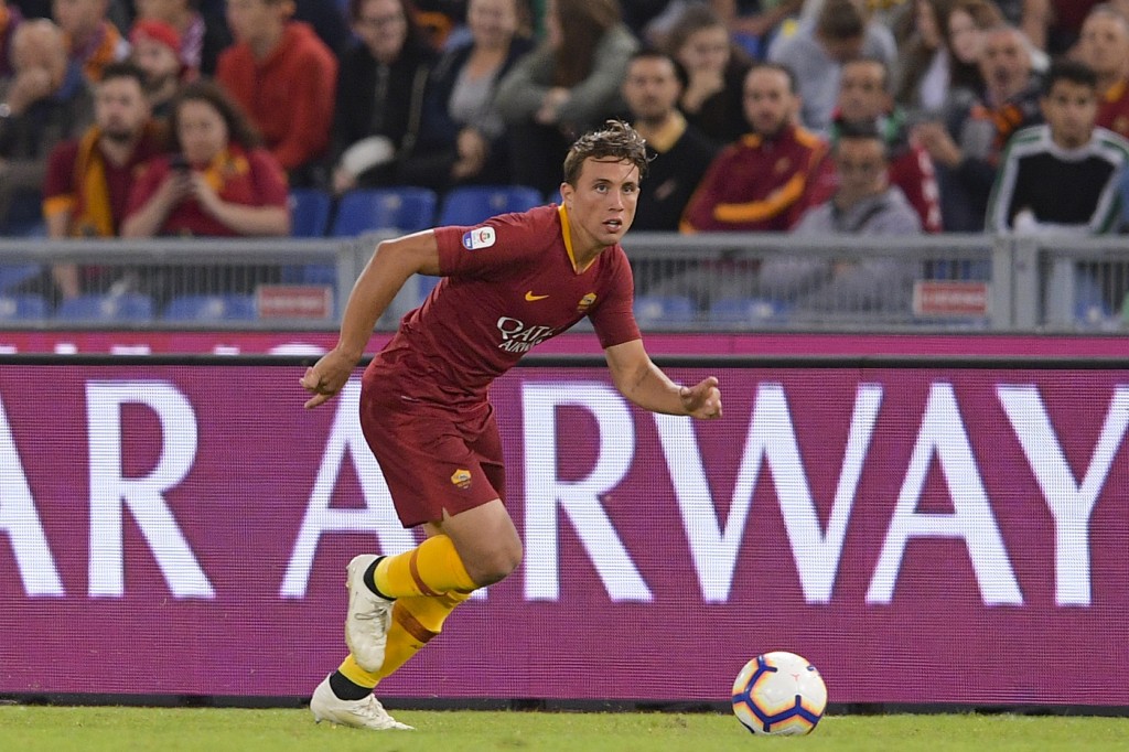 Luca Pellegrini Roma vs Frosinone - Serie A TIM 2018/2019