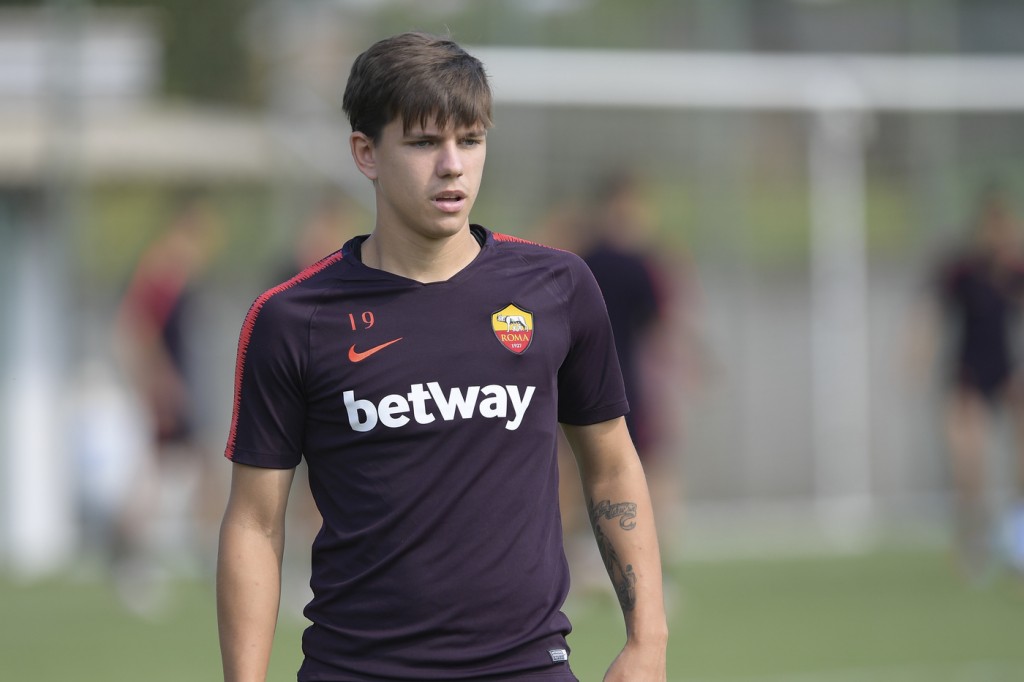 Coric_AS Roma, allenamento post Derby