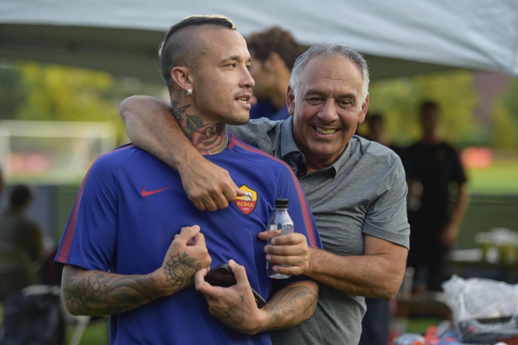 Nainggolan Pallotta AS Roma Tour USA 2017 - Sessione di allenamento