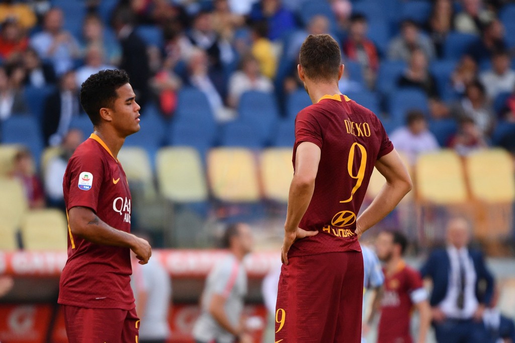 dzeko kluivert Roma vs Spal - Serie A 2018/2019