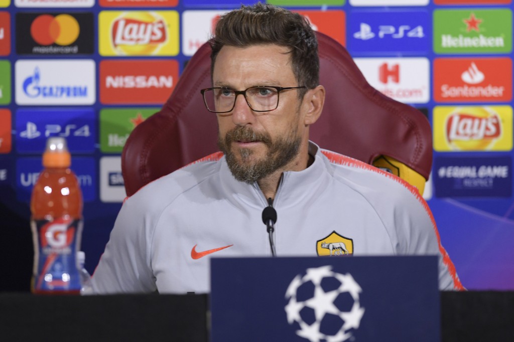 Di Francesco Uefa Champions League - Conferenza Stampa AS Roma