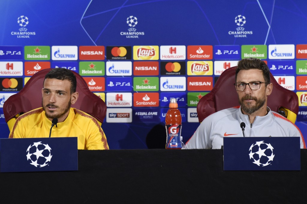 Di Francesco Florenzi Uefa Champions League - Conferenza Stampa AS Roma