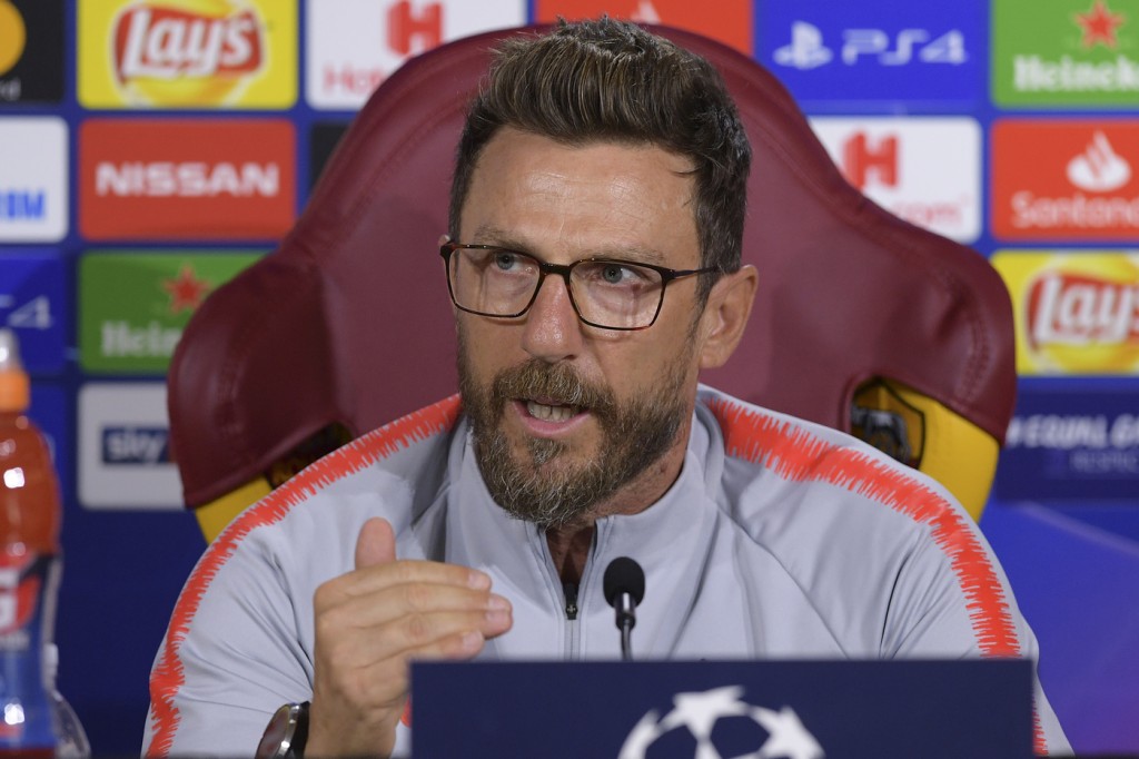 Di Francesco Uefa Champions League - Conferenza Stampa AS Roma