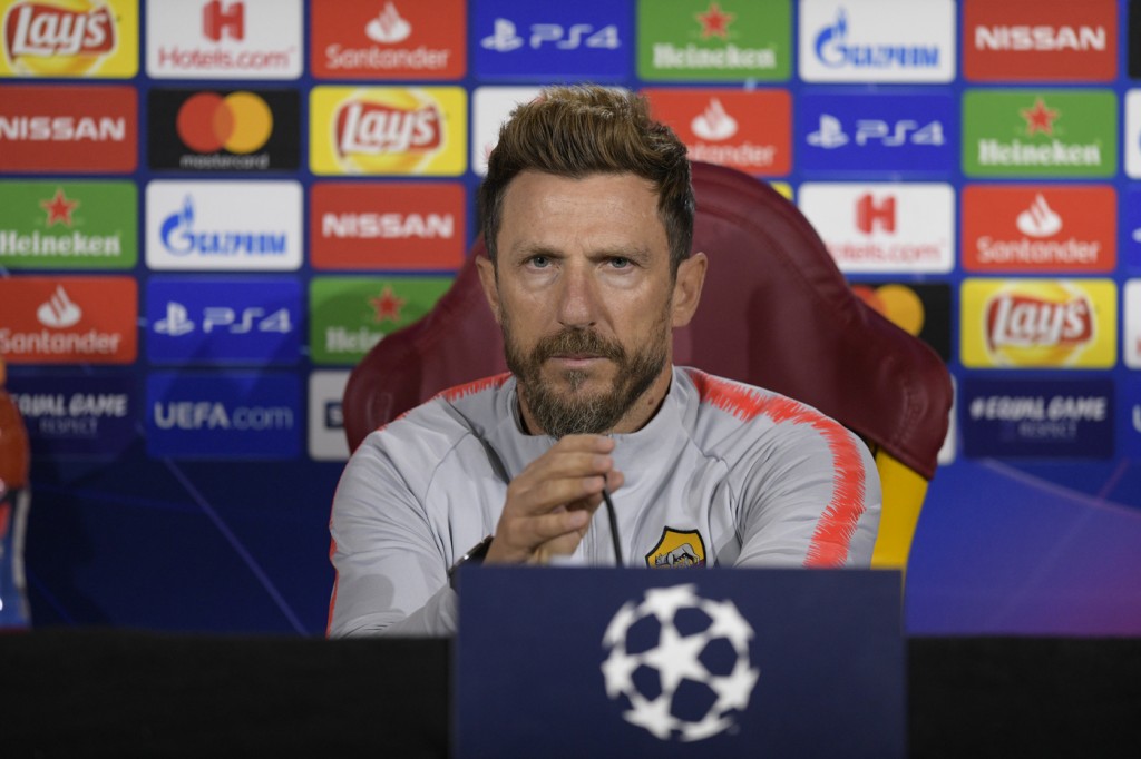 Di Francesco Champions League, conferenza stampa AS Roma