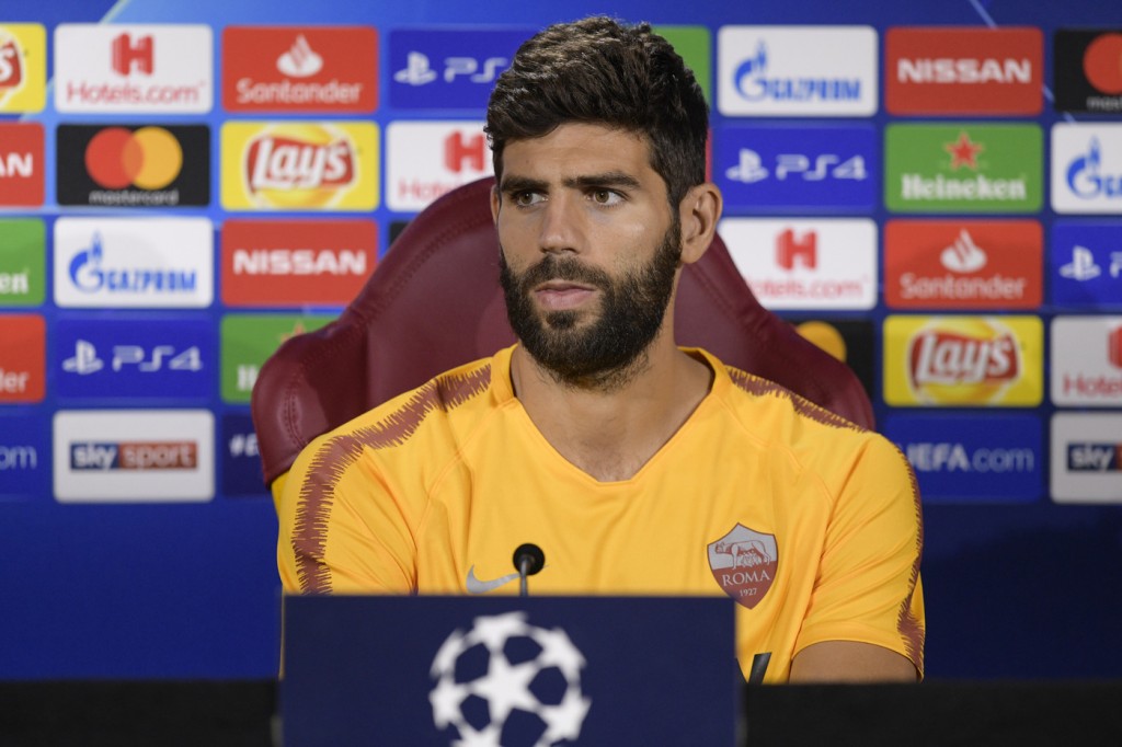 Fazio Champions League, conferenza stampa AS Roma