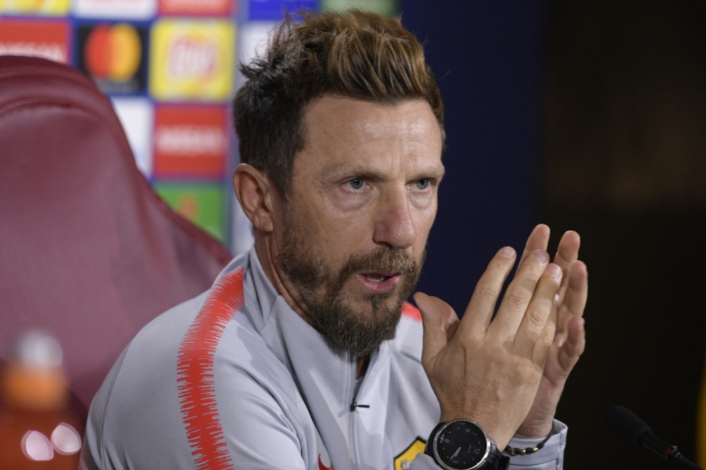 Di Francesco Champions League, conferenza stampa AS Roma