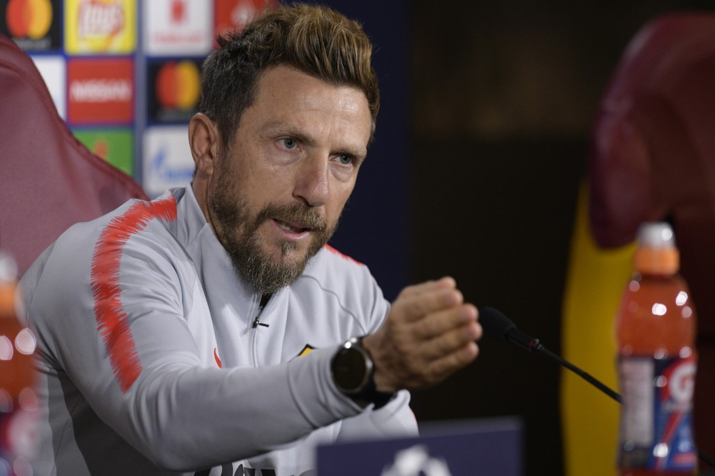 Di Francesco Champions League, conferenza stampa AS Roma