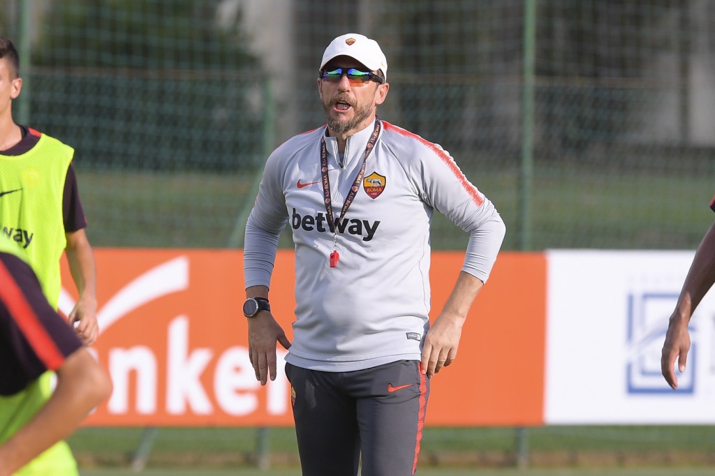 Di Francesco ASRoms - Allenamento pomeridiano