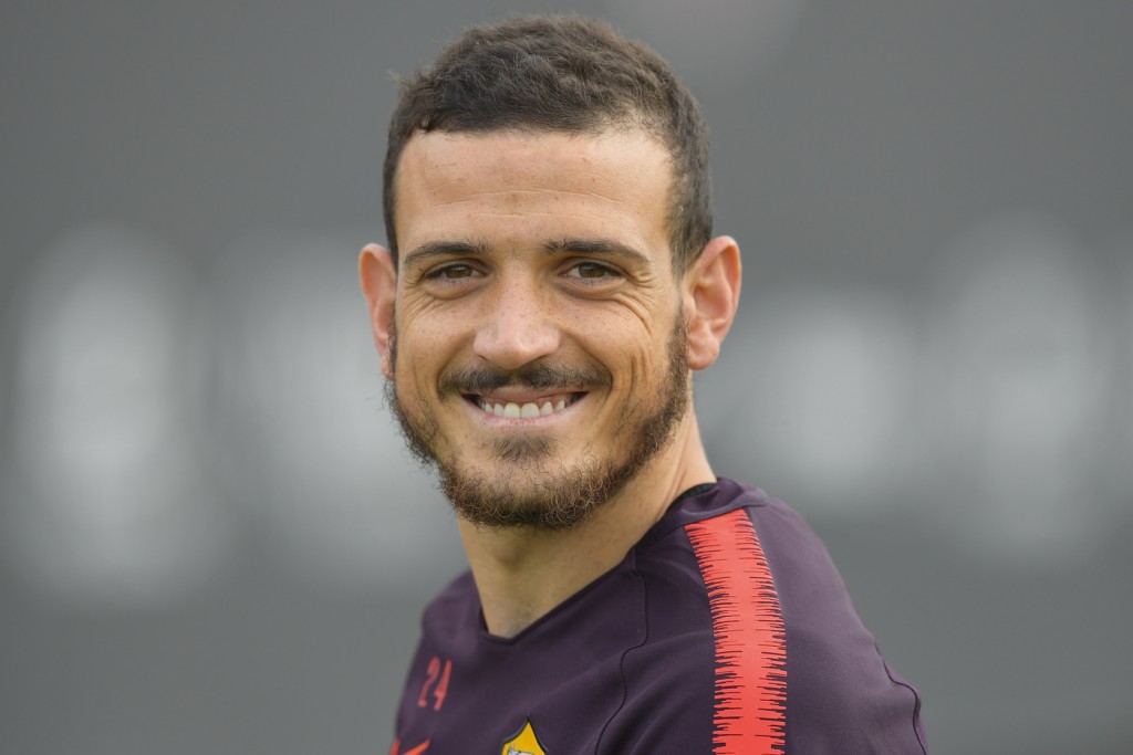 Florenzi Trigoria, sessione di allenamento dell'AS Roma