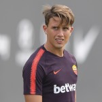 Trigoria, sessione di allenamento dell'AS Roma