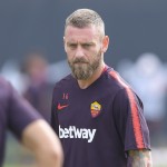 De Rossi Trigoria, sessione di allenamento dell'AS Roma