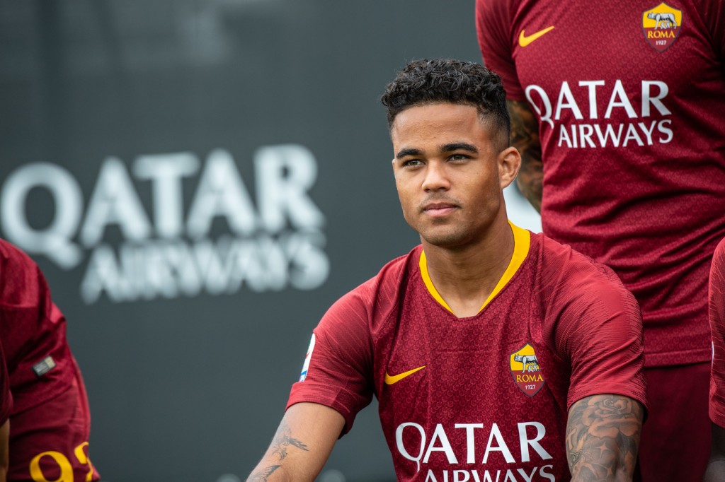 AS Roma_Backstage_foto di squadra_Kluivert