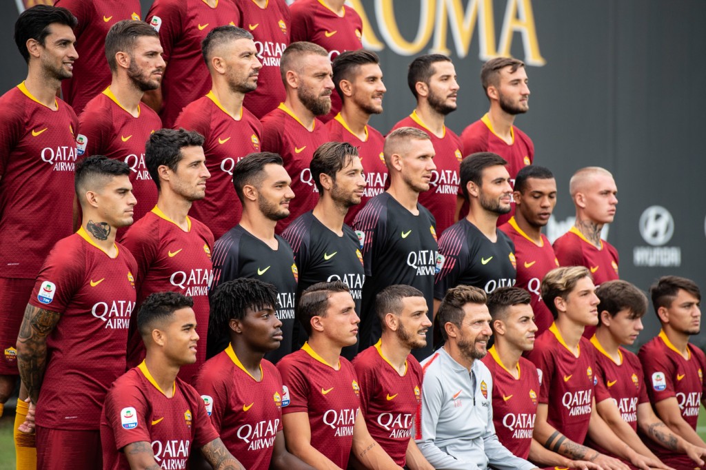 AS Roma_Backstage_foto di squadra
