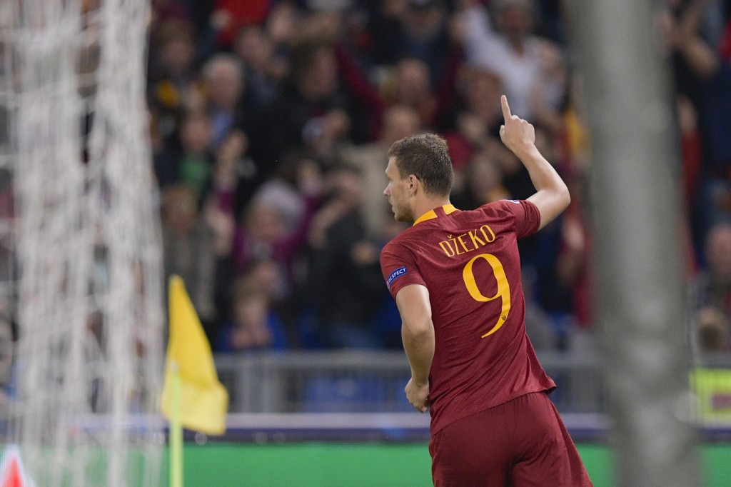 Dzeko Roma vs Viktoria Plzen - Uefa Champions League 2018/2019