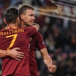 Roma-Cska Mosca Gol Dzeko Pellegrini