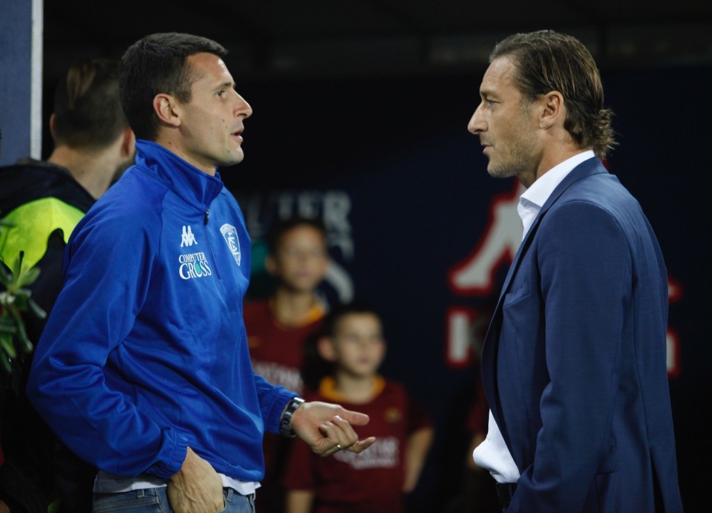 Totti Pasqual Empoli vs Roma - Serie A TIM 2018/2019