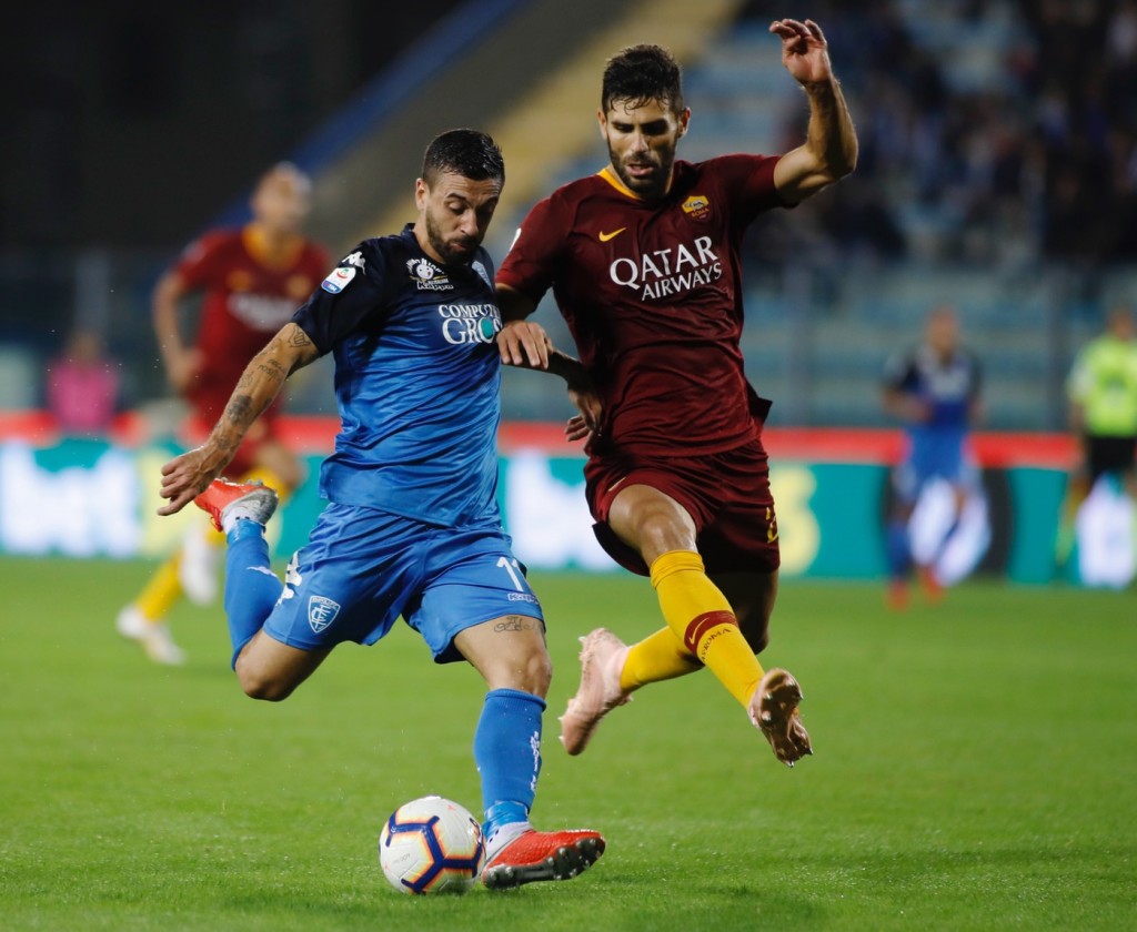 Fazio Caputo Empoli vs Roma - Serie A TIM 2018/2019