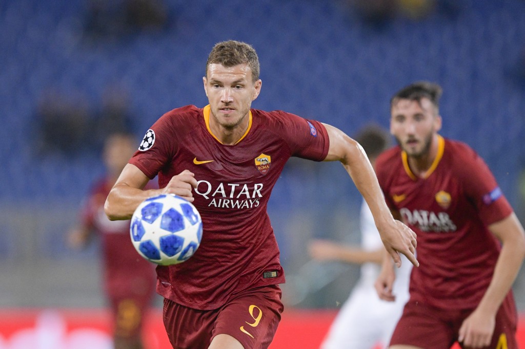 Dzeko Roma vs Viktoria Plzen - Uefa Champions League 2018/2019
