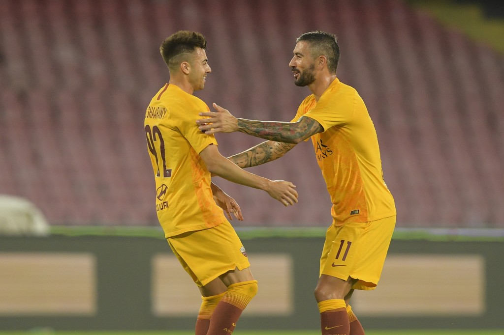 kolarov El shaarawy Napoli vs Roma - Serie A TIM 2018/2019