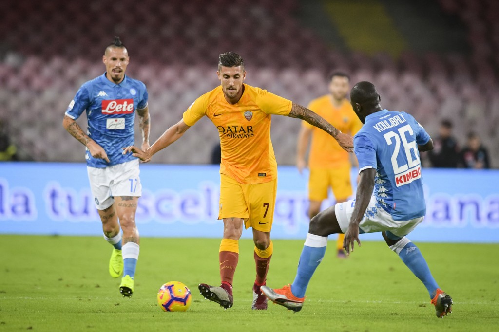 Pellegrini koulibaly Napoli vs Roma - Serie A Tim 2018/2019