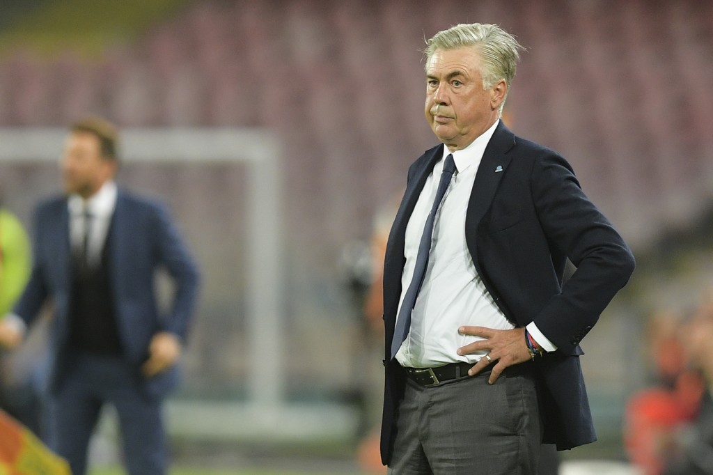 ancelotti Napoli vs Roma - Serie A Tim 2018/2019