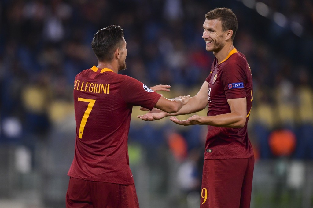 Roma-Viktoria Plzen Dzeko pellegrini