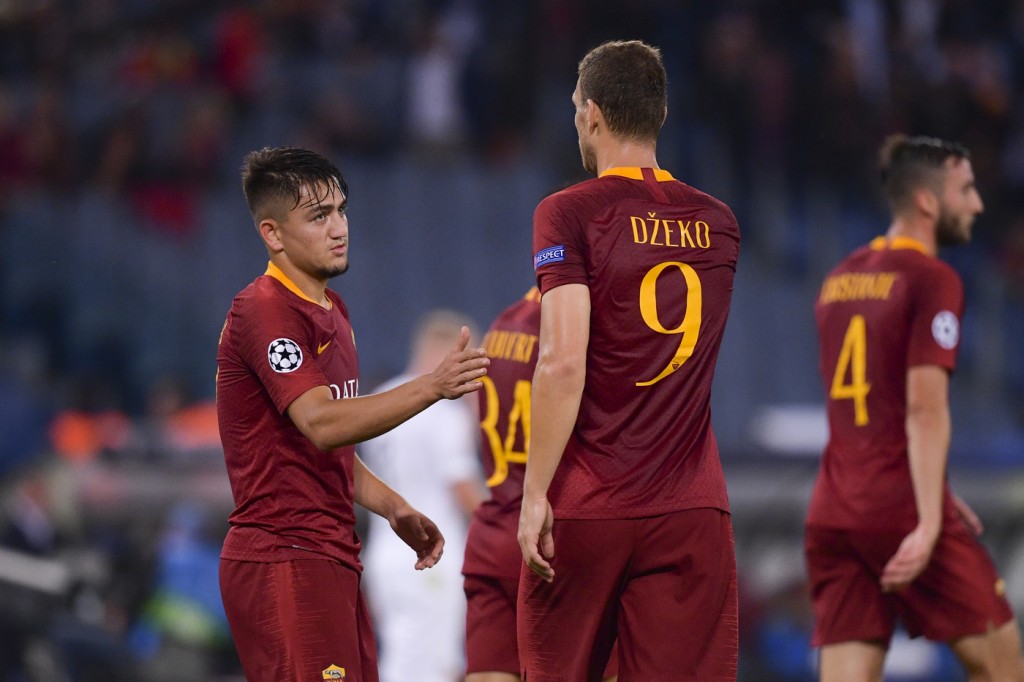 Dzeko Under Roma vs Viktoria Plzen - Uefa Champions League 2018/2019