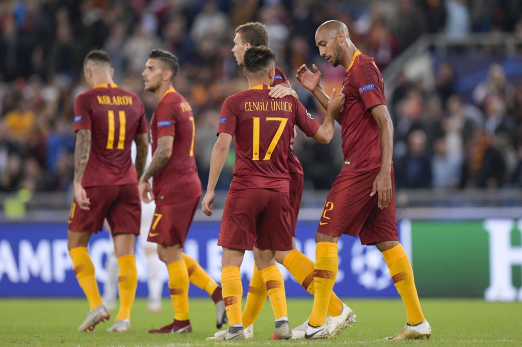 Under Nzonzi Roma vs Viktoria Plzen - Uefa Champions League 2018/2019