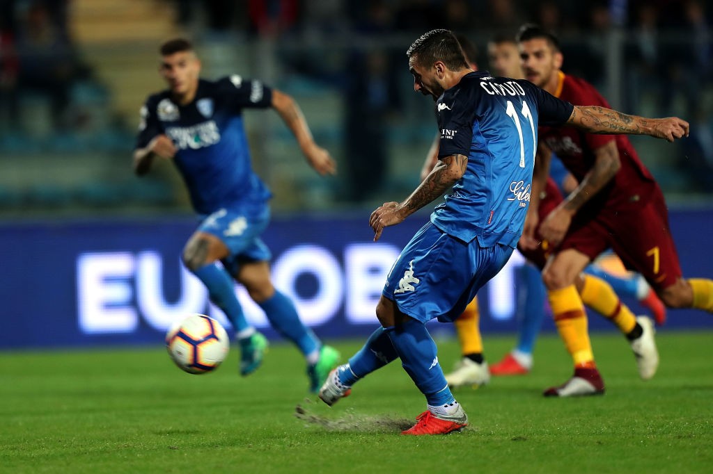 caputo Empoli v AS Roma - Serie A